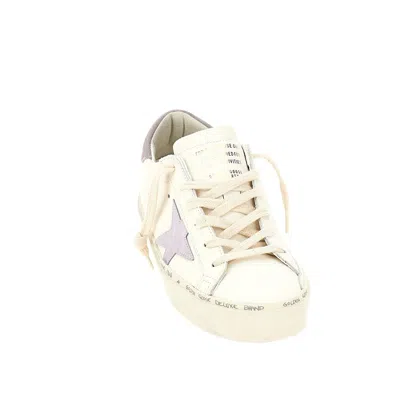 Golden Goose Sneakers Hi Star Classic In Pelle Bianca Donna