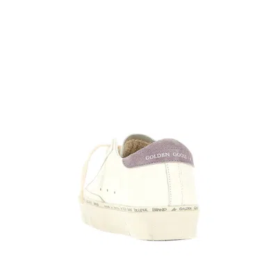 Golden Goose Sneakers Hi Star Classic In Pelle Bianca Donna