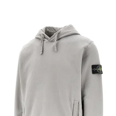 Stone Island Hoodie Sweater In Gray