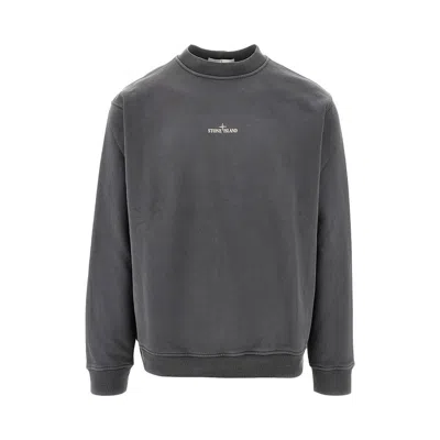 Stone Island Sweatshirt With Industrial Flow Print