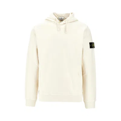 Stone Island Brushed Organic Cotton Fleece Hoodie Clothing