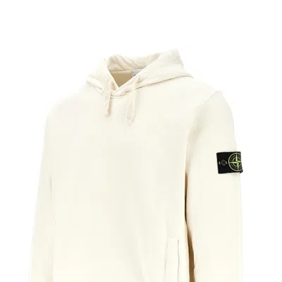 Stone Island Brushed Organic Cotton Fleece Hoodie Clothing