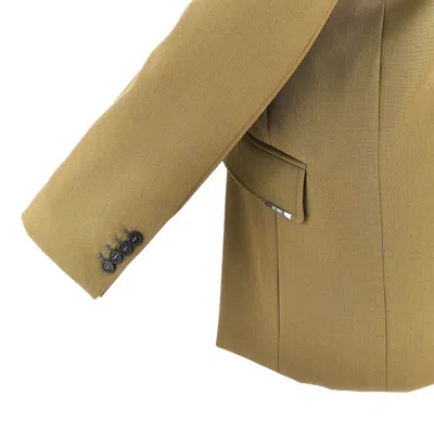 Attico Green Jacket With Asymmetric Closure On The Front