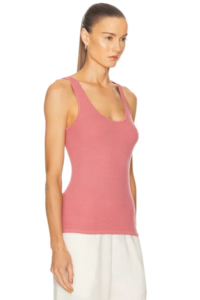 Enza Costa Stretch Silk Knit Tank Top