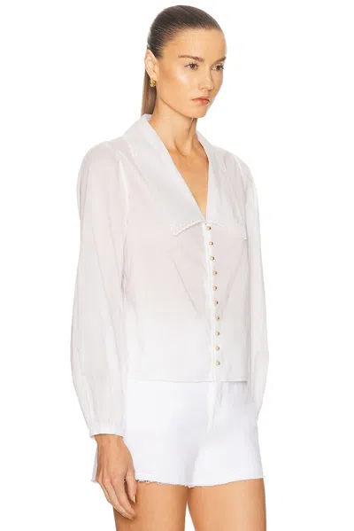 Frame The Eyelet Sailor Blouse