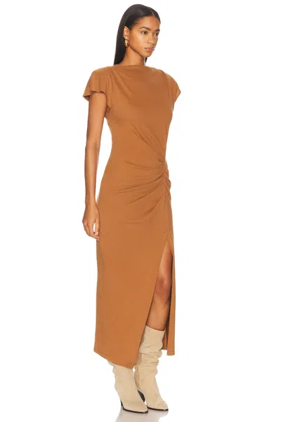 Isabel Marant Nadela Side-split Draped Midi Dress