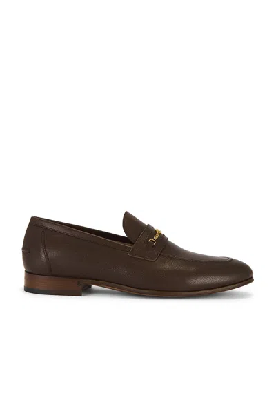 Valentino Garavani Vlogo Signature Leather Loafer In Brown