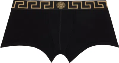 Versace Three-pack Black Greca Border Boxer Briefs