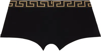 Versace Three-pack Black Greca Border Boxer Briefs