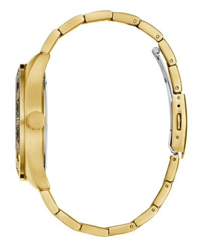 Guess Men's Multifunction Gold Tone Stainless Steel Watch, 44mm