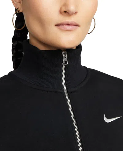 Nike Sportswear Women's Phoenix Fleece Quarter-zip Cropped Sweatshirt