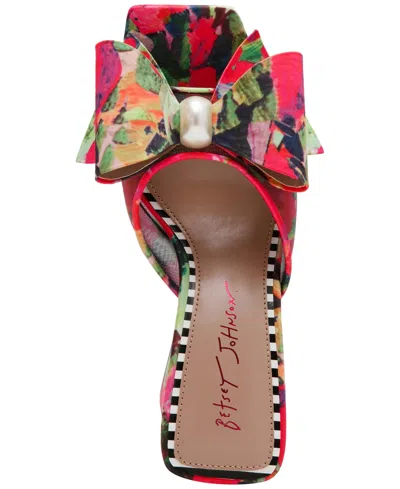 Betsey Johnson Jordn Block Heel Sandal In Multi
