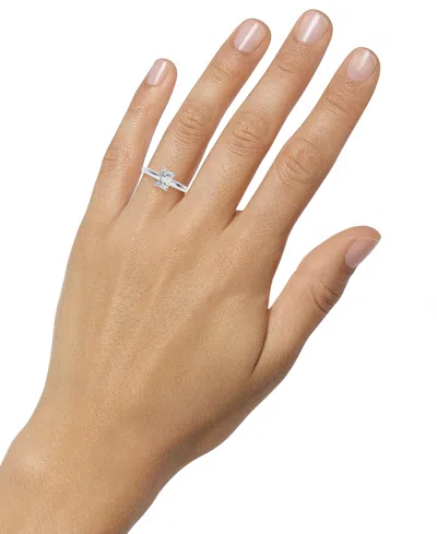 Macy's Igi Certified Diamond Emerald-cut Solitaire Ring (1 Ct. T.w.) In Platinum Or 18k Gold