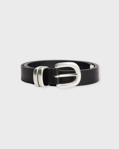 By Malene Birger Zoira Silver-tone Buckle Belt