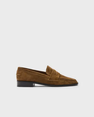 Atp Atelier Loafers Airola Cannella Suede Brun