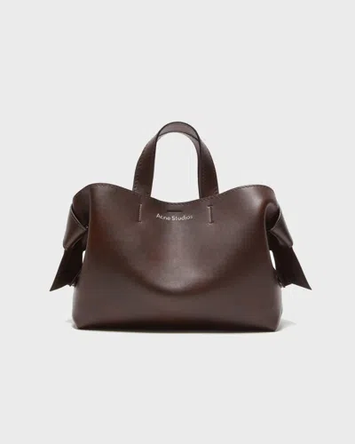 Acne Studios Musubi Midi Tote In Dark Brown