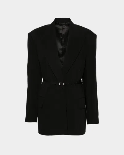Acne Studios Belt Blazer Svart