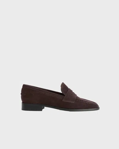 Atp Atelier Airola Walnut Suede Loafers Brun