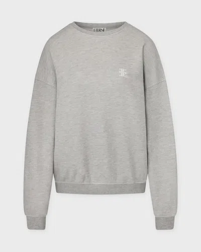 Éterne Oversized Crew Neck Sweatshirt Heather Grey