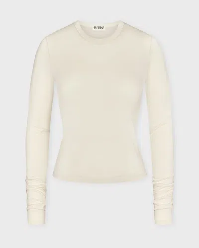Éterne Topp Fitted Crewneck Long