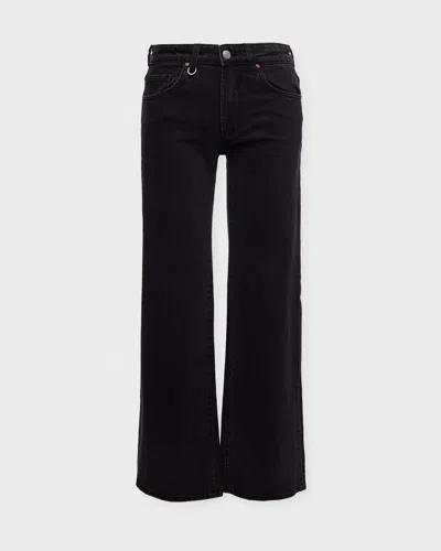 Neuw Jeans Wide French Black Washed Black