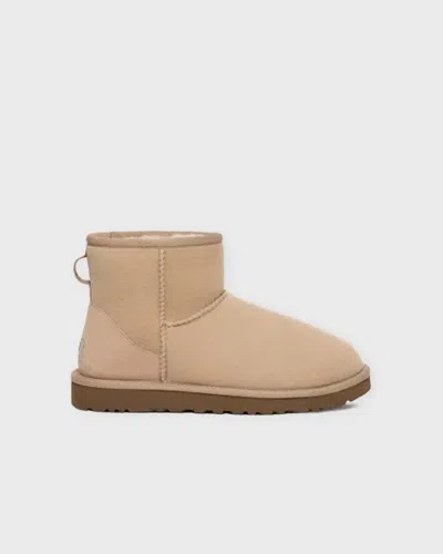 Ugg Classic Mini Ii Suede Ankle Boots In Brown