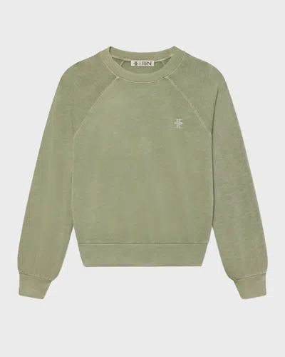 Éterne Sweatshirt Shrunken Raglan Sage