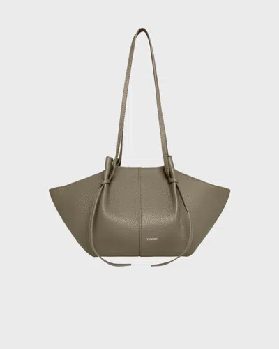 Yuzefi Väska Mochi Pebble Grain Leather Taupe