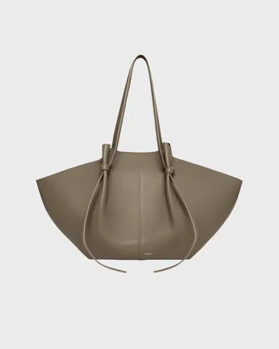 Yuzefi Väska Large Mochi Pebble Grain Taupe