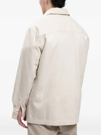 Drôle De Monsieur Patchwork Shirt In Neutral