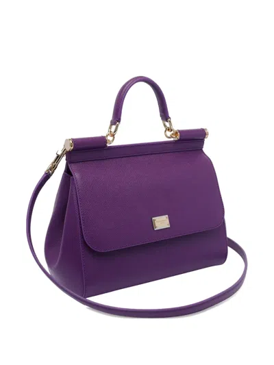 Dolce & Gabbana Large Shoulder Bag Gold-tone Hardware