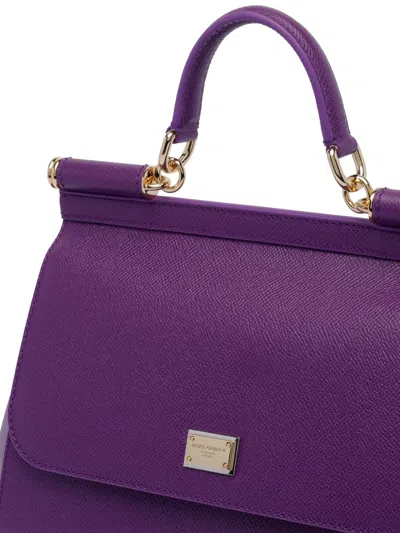 Dolce & Gabbana Large Shoulder Bag Gold-tone Hardware