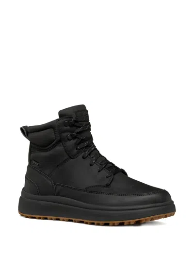 Geox Granito + Grip Abx Lace-up Boots In Black