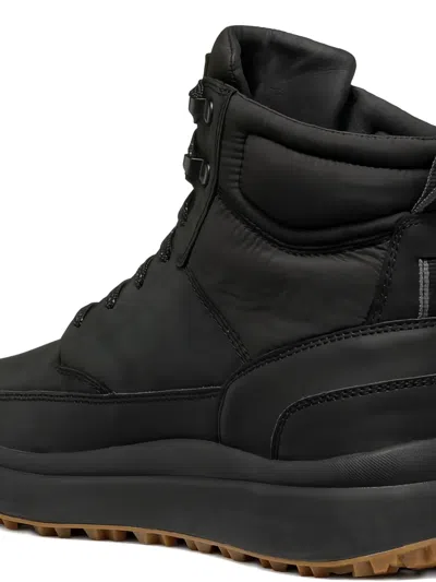 Geox Granito + Grip Abx Lace-up Boots In Black