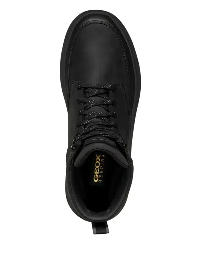 Geox Granito + Grip Abx Lace-up Boots In Black