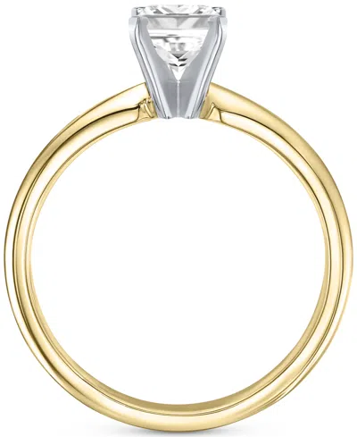 Macy's Igi Certified Diamond Emerald-cut Solitaire Ring (1 Ct. T.w.) In Platinum Or 18k Gold