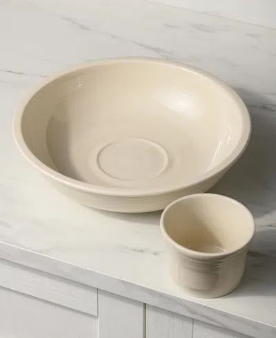 Fiesta Linen 2-pc. Chip And Dip Set In Neutral