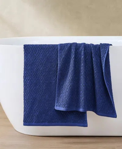 John Robshaw Maze Solid Texture Cotton Hand Towel, 30" X 20"