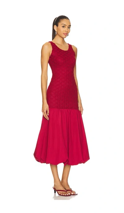 Bardot X Revolve Melody Lace Poplin Maxi Dress