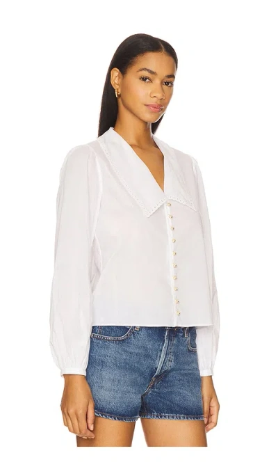 Frame The Eyelet Sailor Blouse