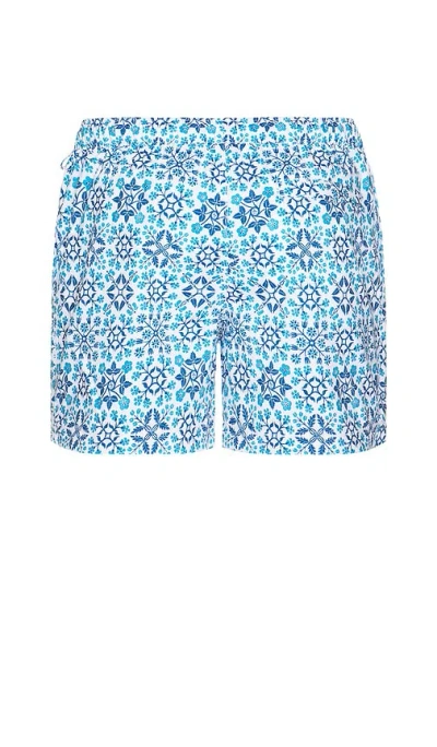 Original Penguin 5 All Over Print Shorts In Blue