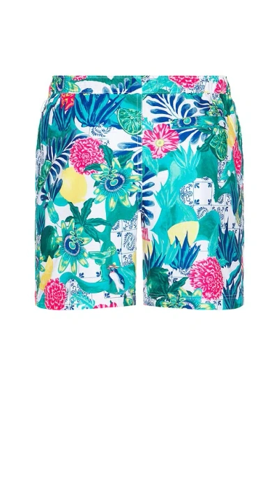 Original Penguin 7 Volley Floral Print Swim Shorts