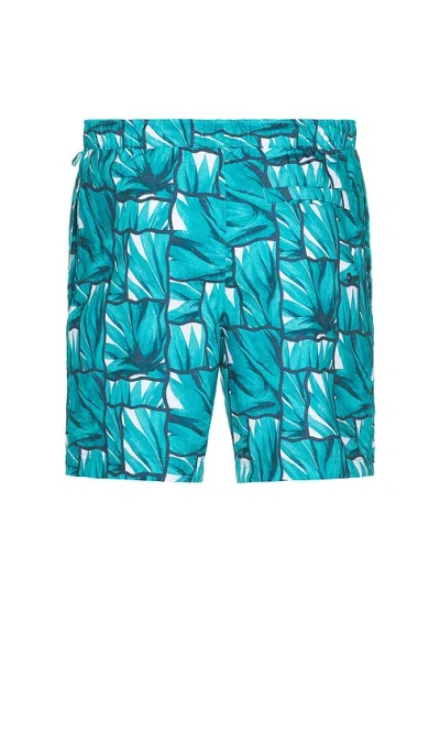 Original Penguin 7 Volley Agave Print Swim Shorts