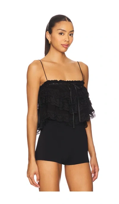 Ronny Kobo X Revolve Carlton Top In Black
