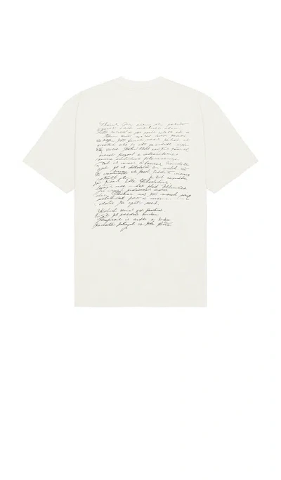 Stampd Letter Relaxed Tee In Metallic