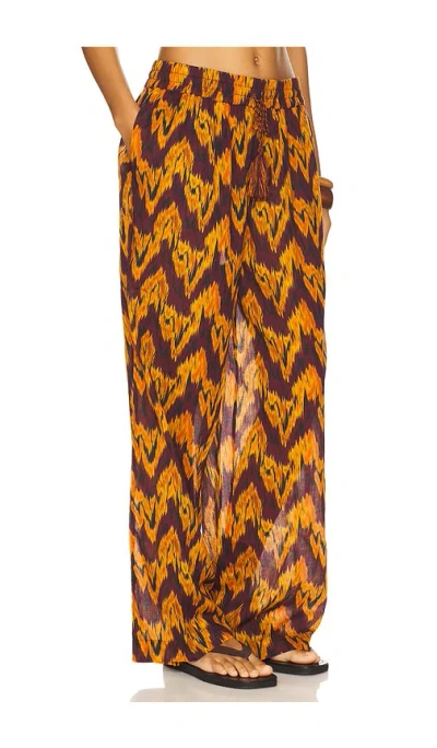 Ulla Johnson Azra Print Wide Leg Cover-up Pants