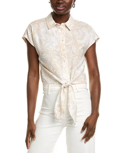 Ellen Tracy Linen-blend Shirt