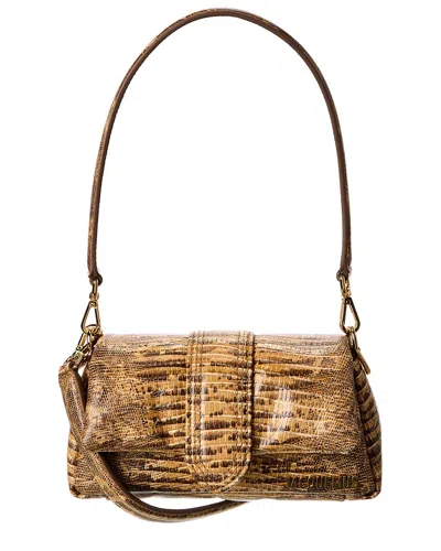 Jacquemus Le Petit Bambino Shoulder Bag In Python Print Leather