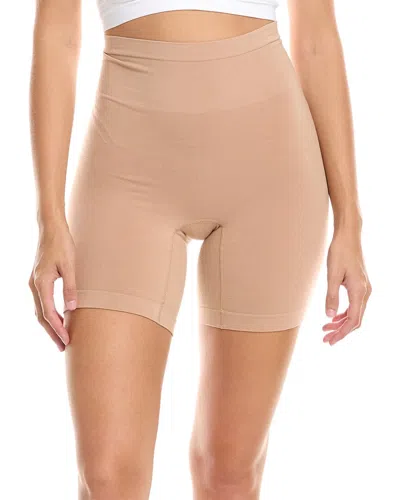 Yummie Brigitta Mid-waist Short In Neutral