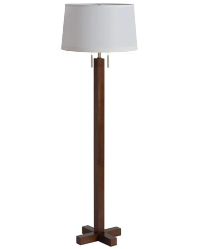 Nova Of California Swiss Cross Floor Lamp In Brown